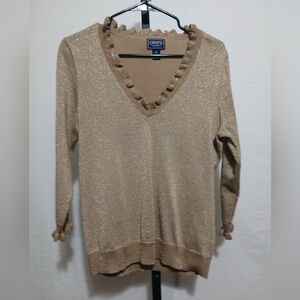 Chaps Gold Sweater